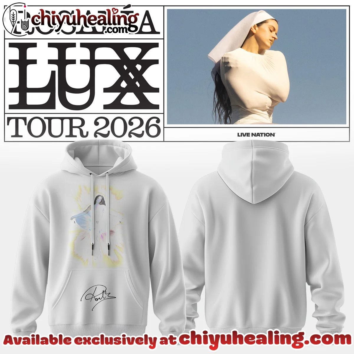 Rosalía LUX Tour Shirt & Hoodie (Style 2)