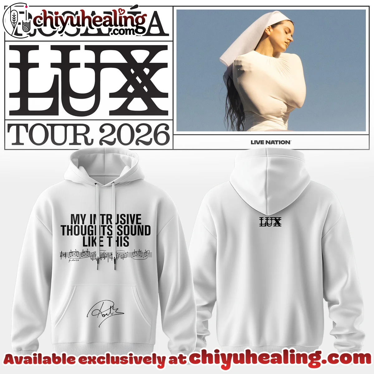 Rosalía LUX Tour T-Shirt & Hoodie (Style 7)