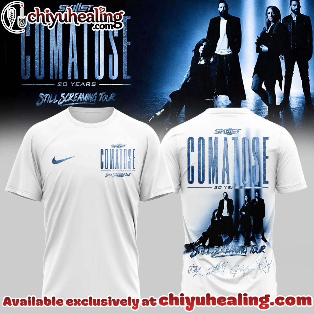Skillet Comatose Still Screaming Tour Shirt & Hoodie (Design 4)