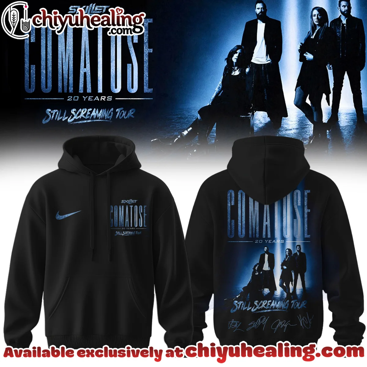 Skillet Comatose Still Screaming Tour Shirt & Hoodie [Drop 1]