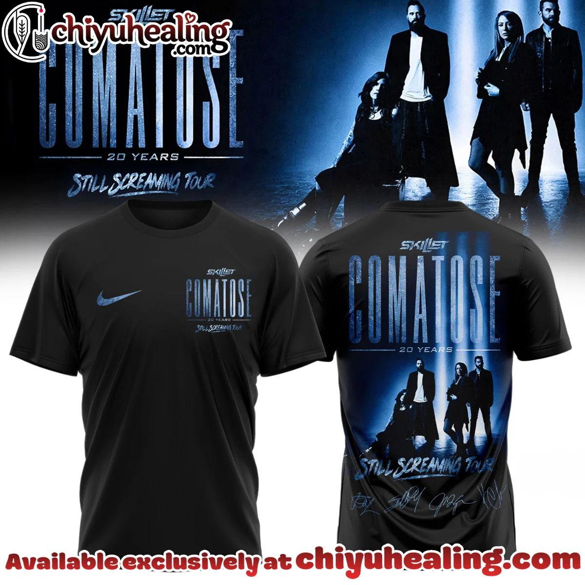 Skillet Comatose Still Screaming Tour Shirt & Hoodie (Release 3)
