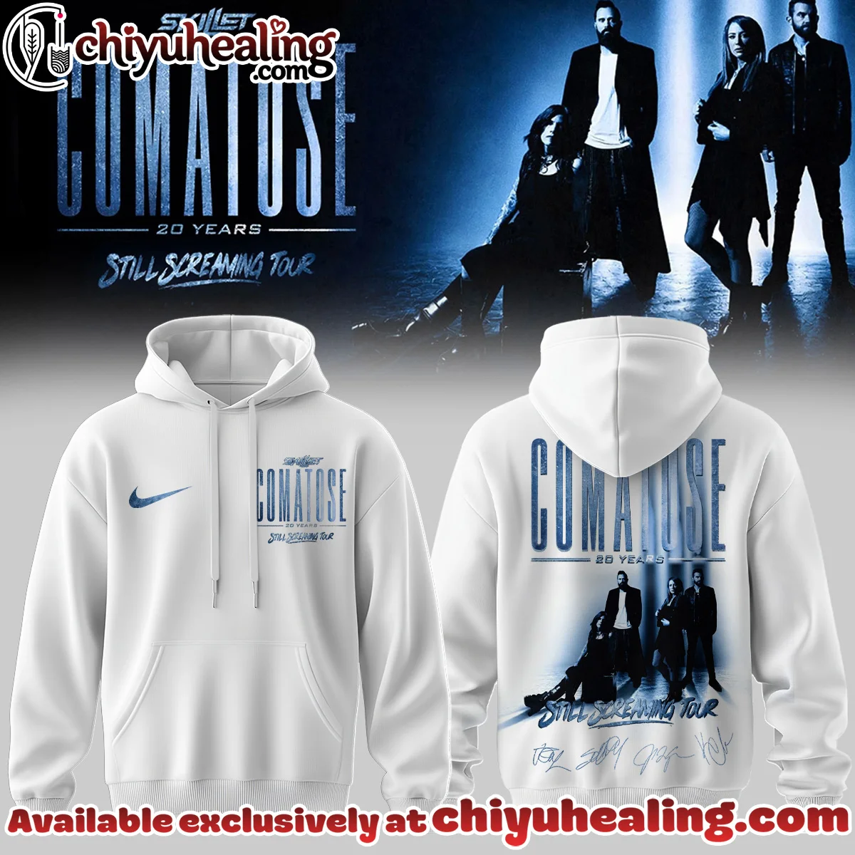 Skillet Comatose Still Screaming Tour T-Shirt & Hoodie [Batch 2]