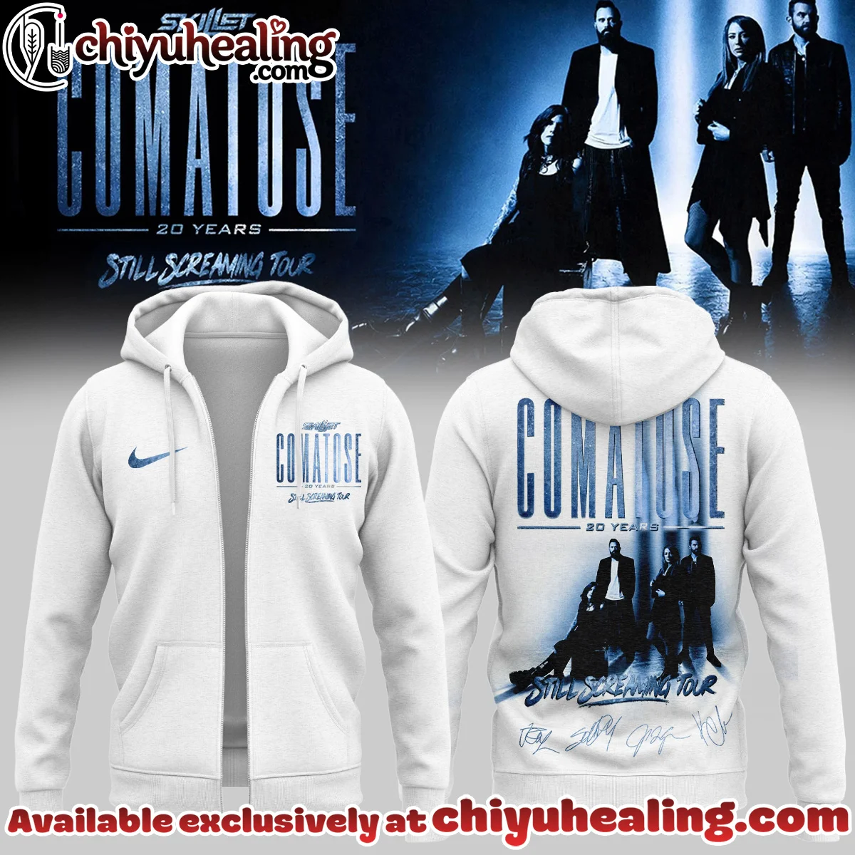 Skillet Comatose Still Screaming Tour T-Shirt & Hoodie (Design 2)
