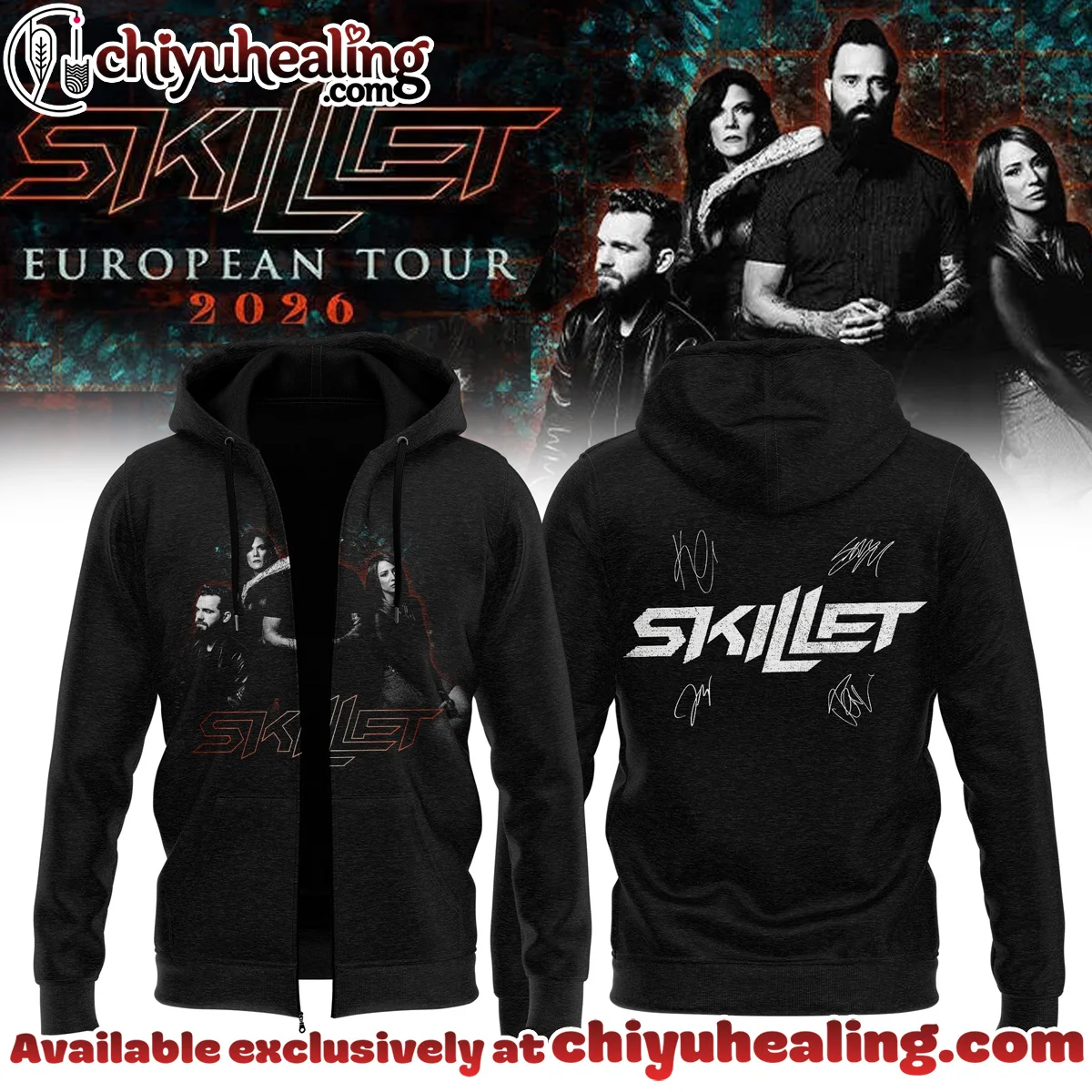SKILLET EUROPEAN TOUR Signature Shirt & Hoodie - Part 5