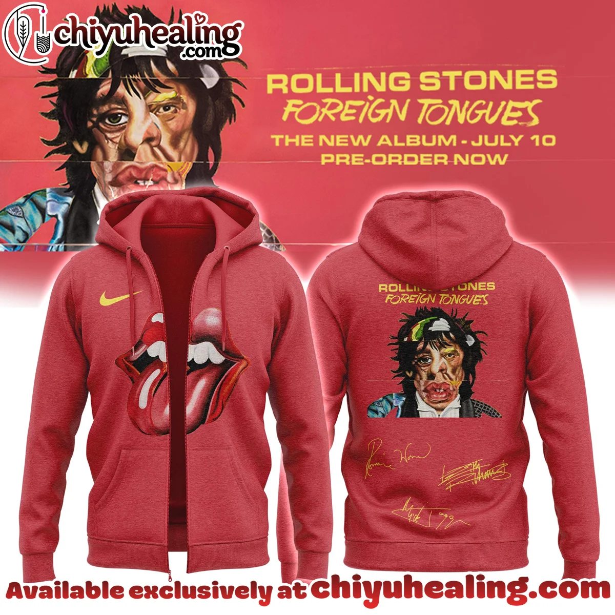 The Rolling Stones Foreign Tongues Album Shirt & Hoodie - Part 13