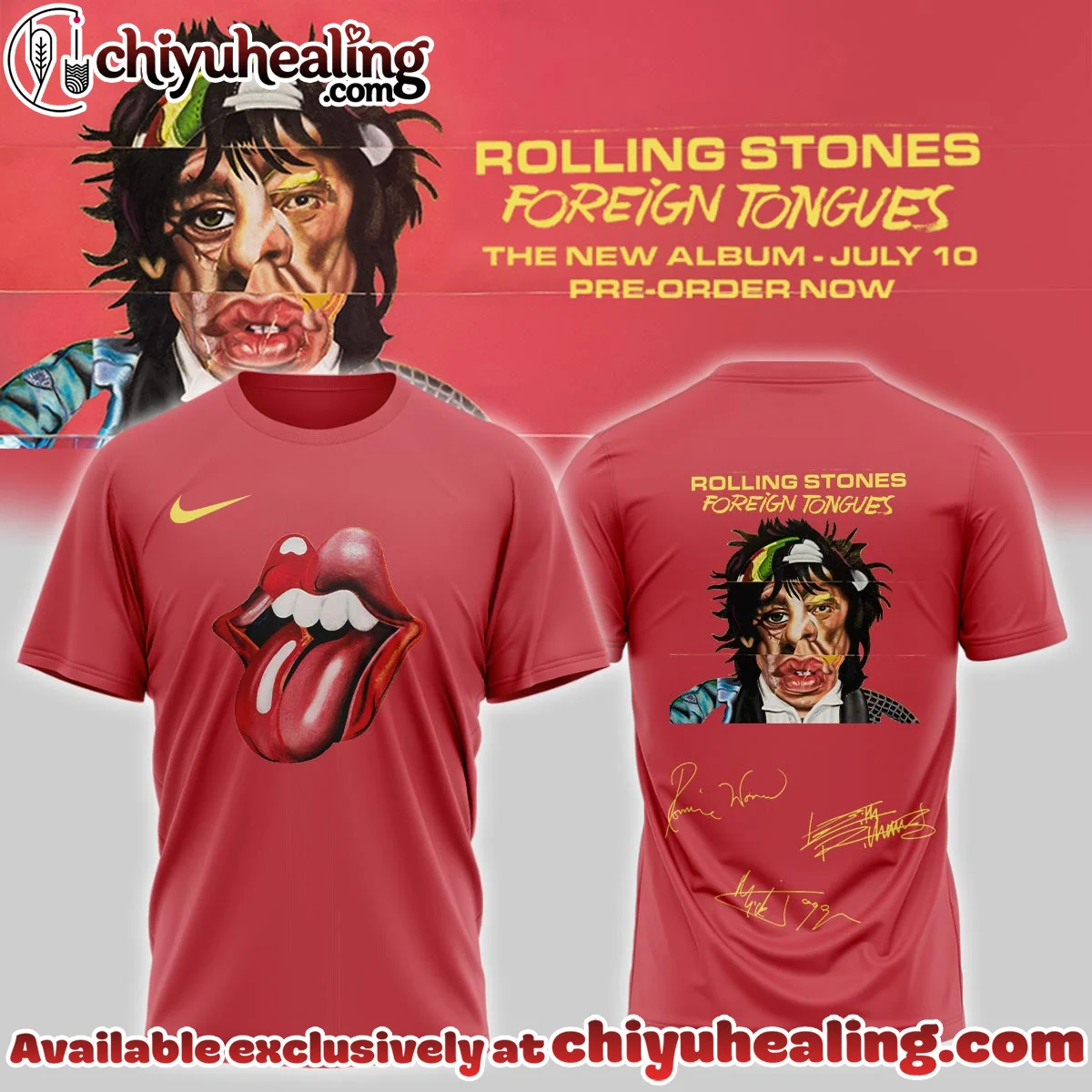 The Rolling Stones Foreign Tongues Album T-Shirt & Hoodie - Series 8