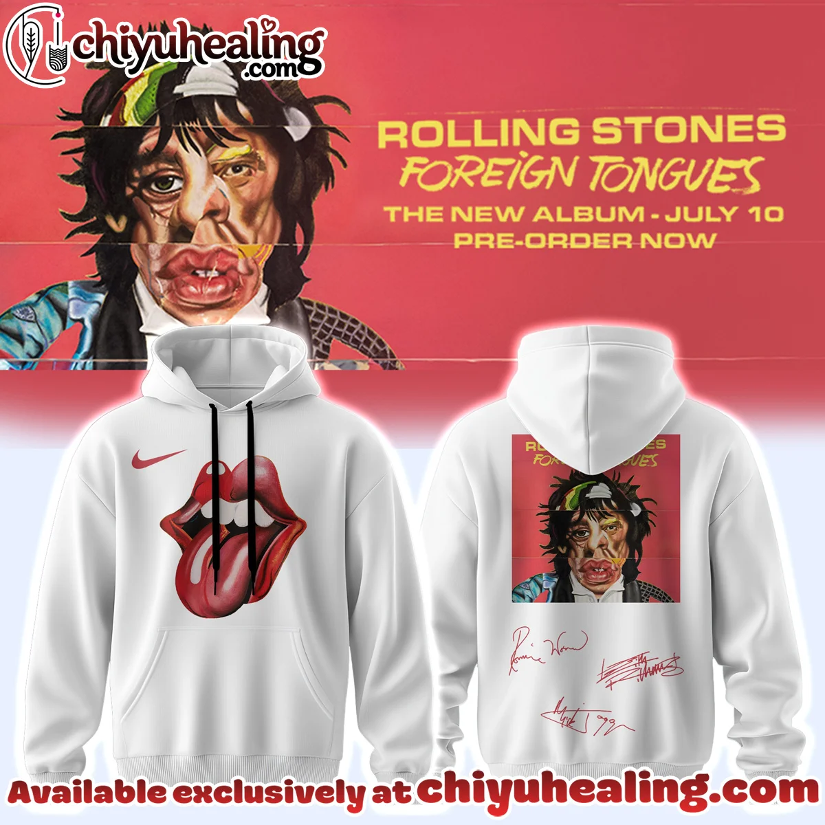 The Rolling Stones Foreign Tongues T-Shirt & Hoodie - Part 3