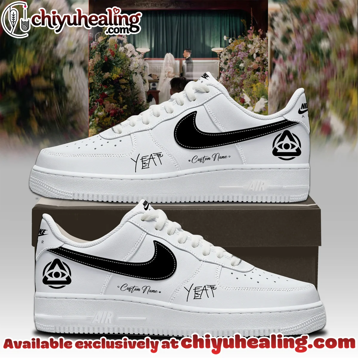 YEAT LOVELYFE Tour Signed Custom Air Force 1 & Jordan 1 Shoes - Part 12