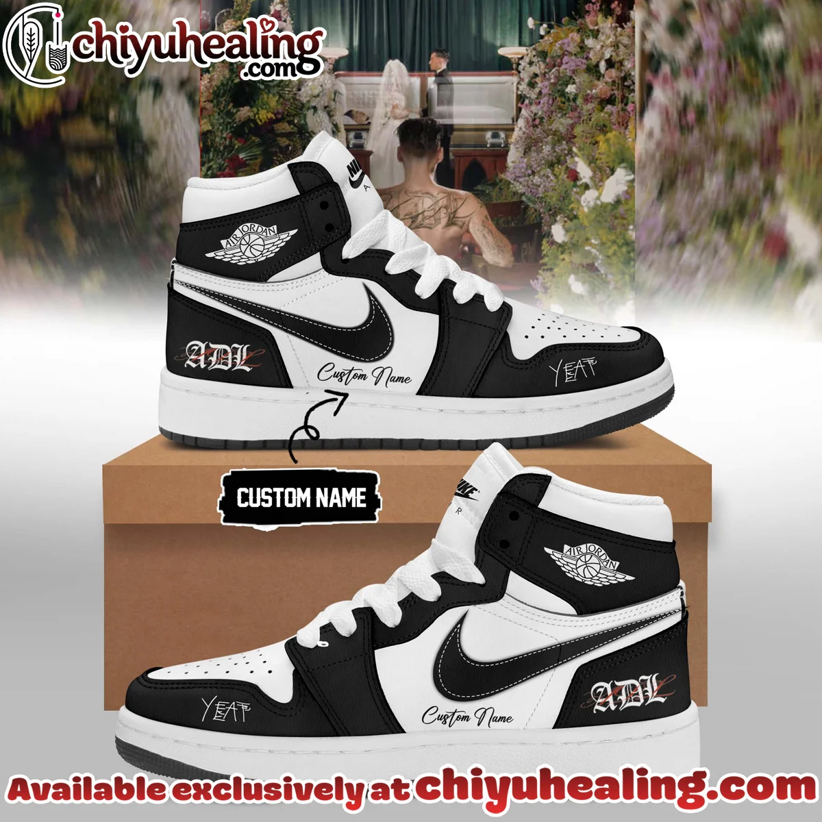 YEAT LOVELYFE Tour Signed Custom Air Force 1 & Jordan 1 Shoes - Part 23