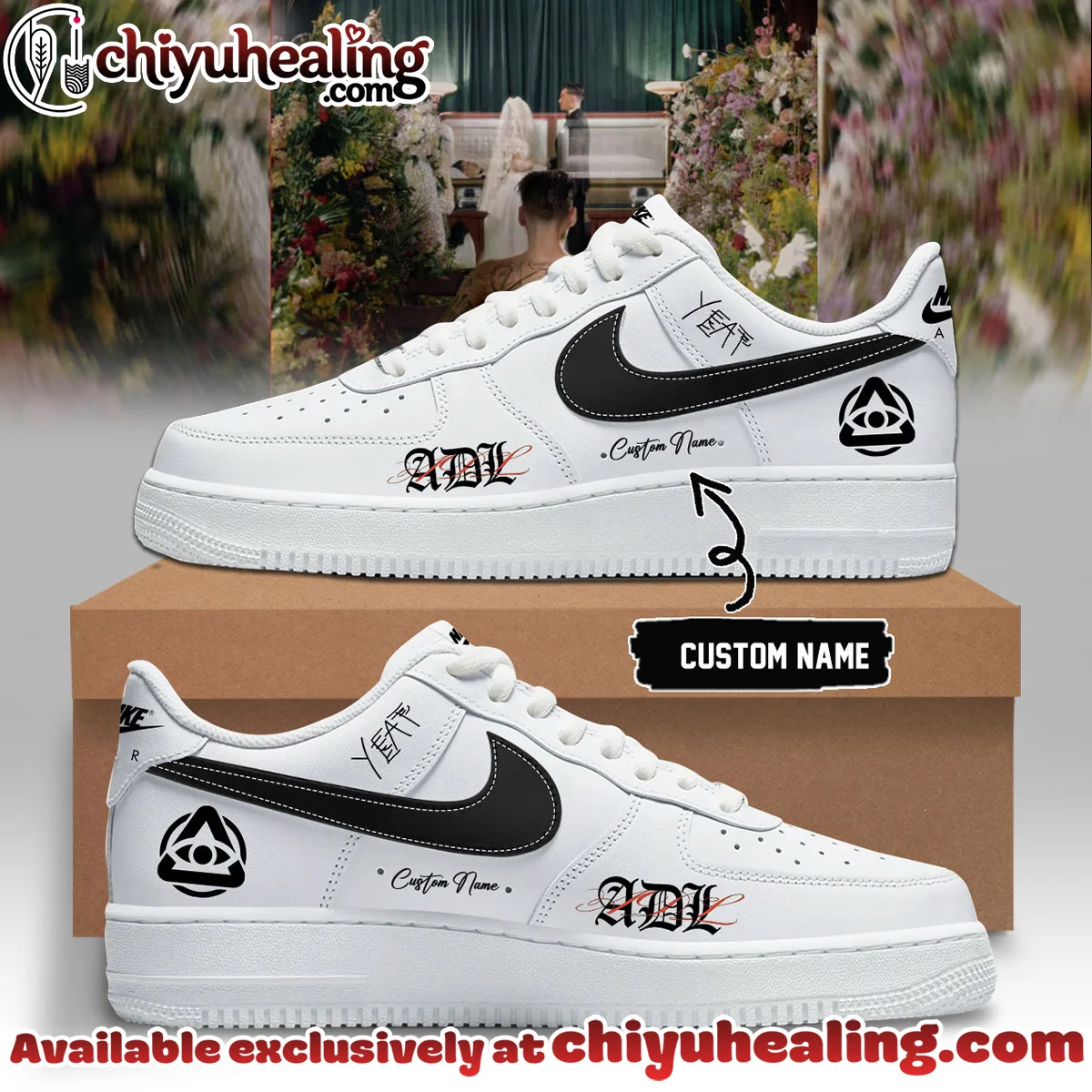 YEAT LOVELYFE Tour Signed Custom Air Force 1 & Jordan 1 Shoes (Style 30)
