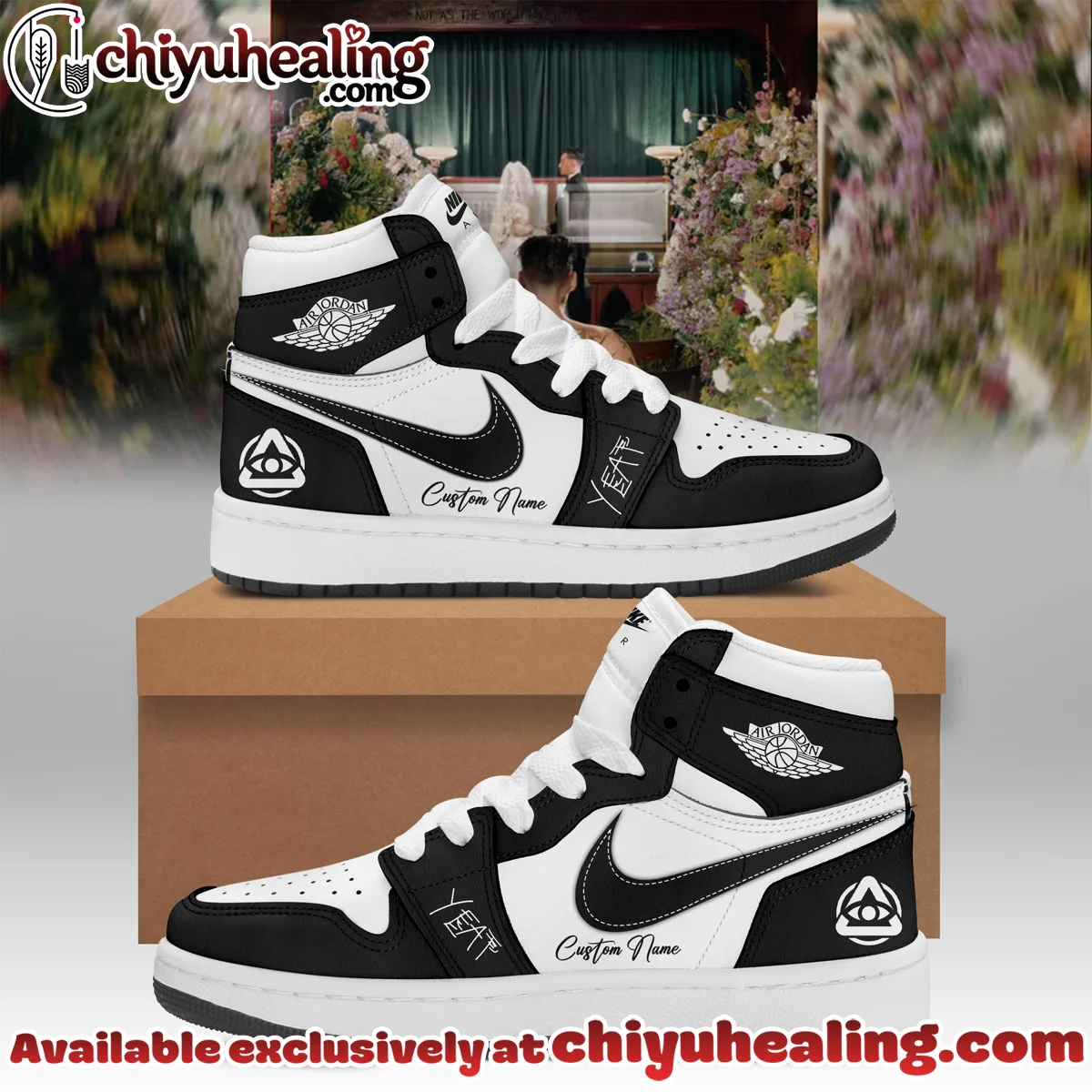 YEAT LOVELYFE Tour Signed Custom Air Force 1 & Jordan 1 Shoes - Variant 20