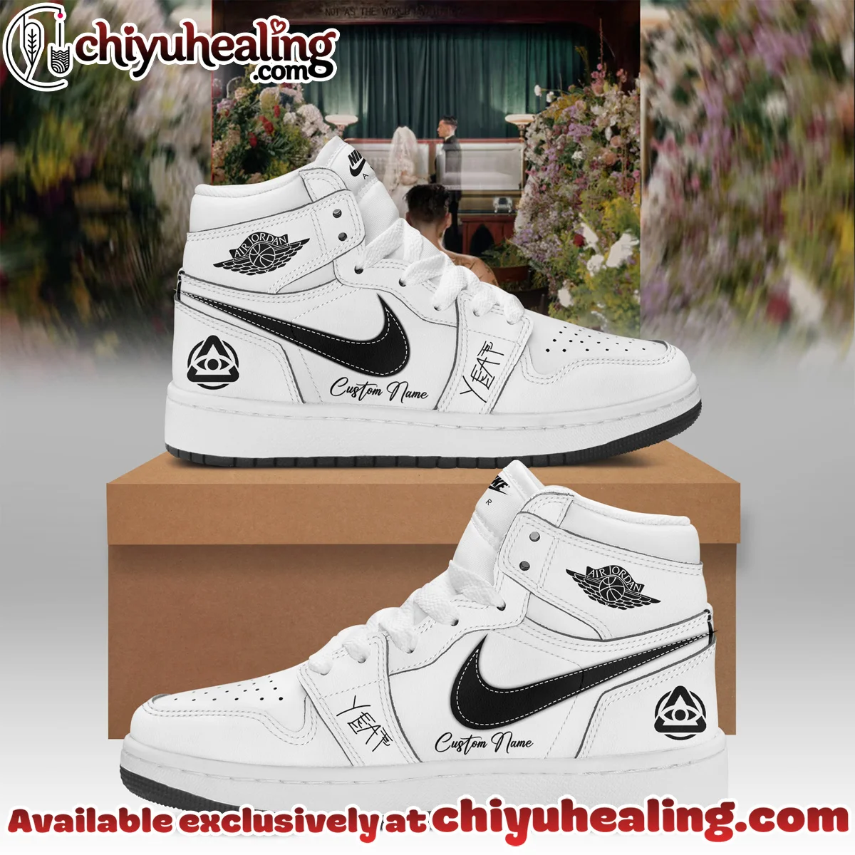 YEAT LOVELYFE Tour Signed Custom Air Force 1 & Jordan 1 Shoes - Variant 25