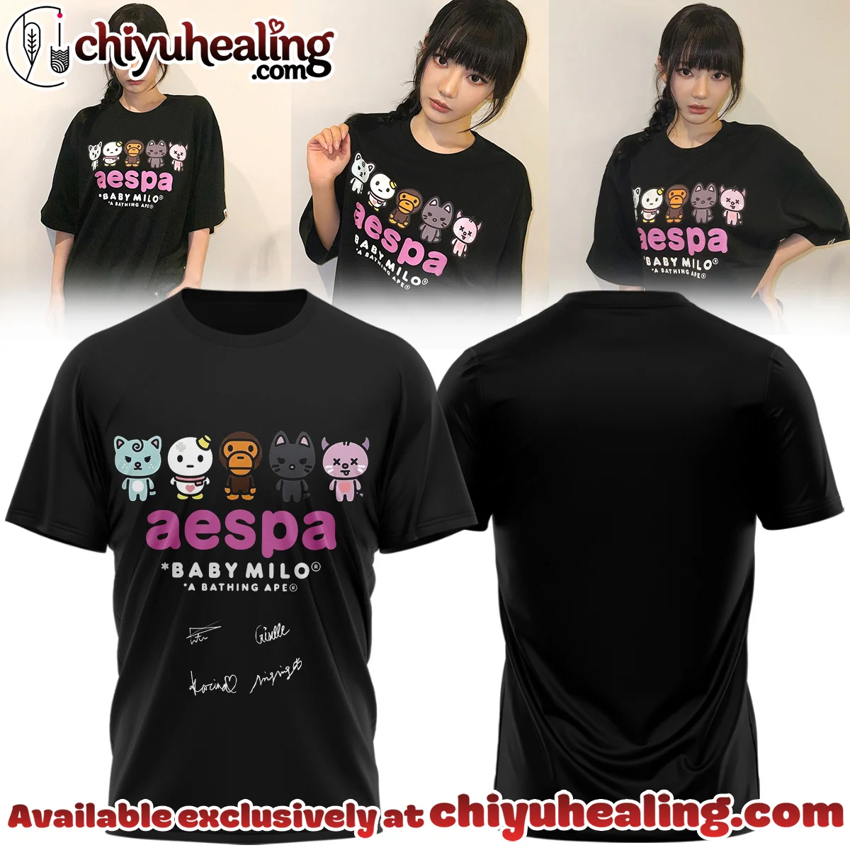 aespa x BAPE Signed Shirt & Hoodie [Drop 6]