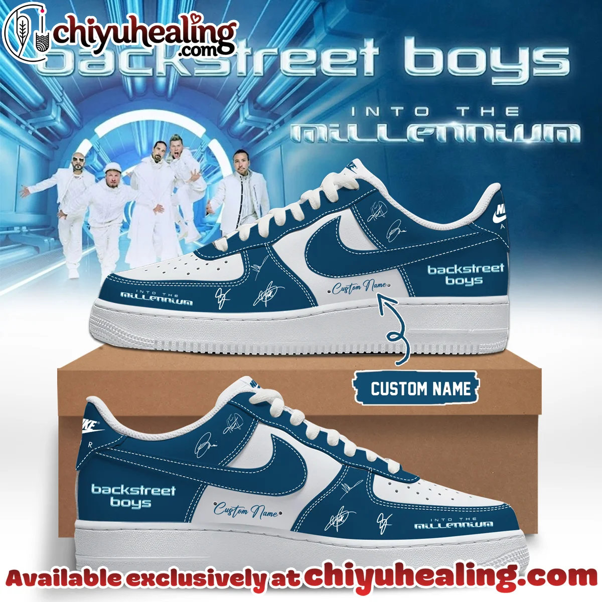 Backstreet Boys Into The Millennium Signature Custom Air Force 1 & Jordan 1 Shoes [Drop 25]