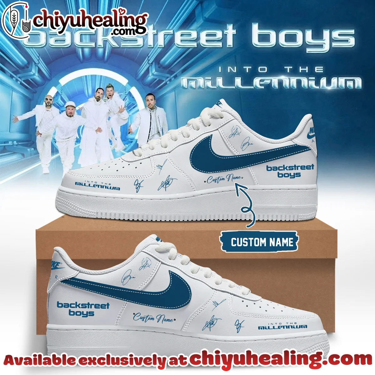 Backstreet Boys Into The Millennium Signature Custom Air Force 1 & Jordan 1 Shoes [Drop 3]
