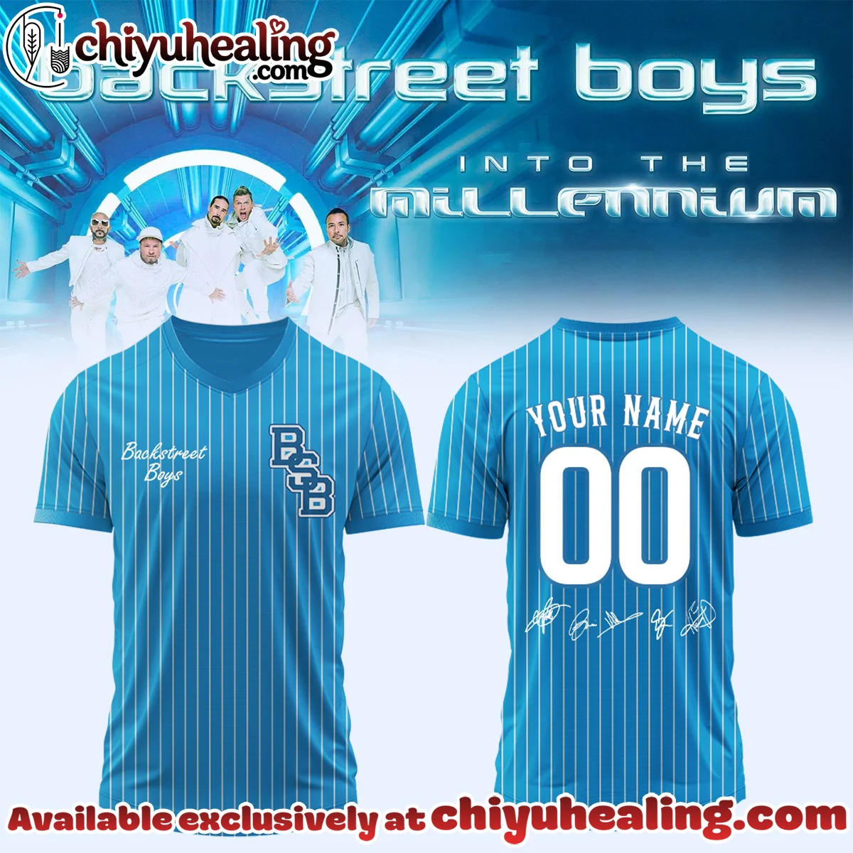 Backstreet Boys Into The Millennium Signature Football Jersey [Drop 19]