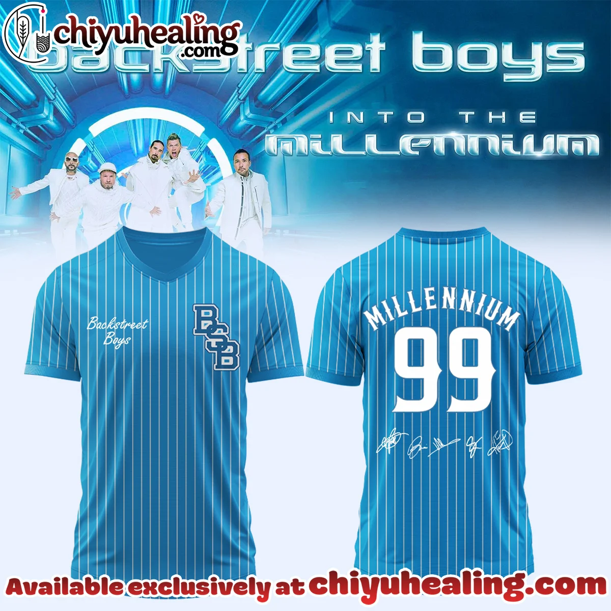 Backstreet Boys Into The Millennium Signature Football Jersey - Variant 12