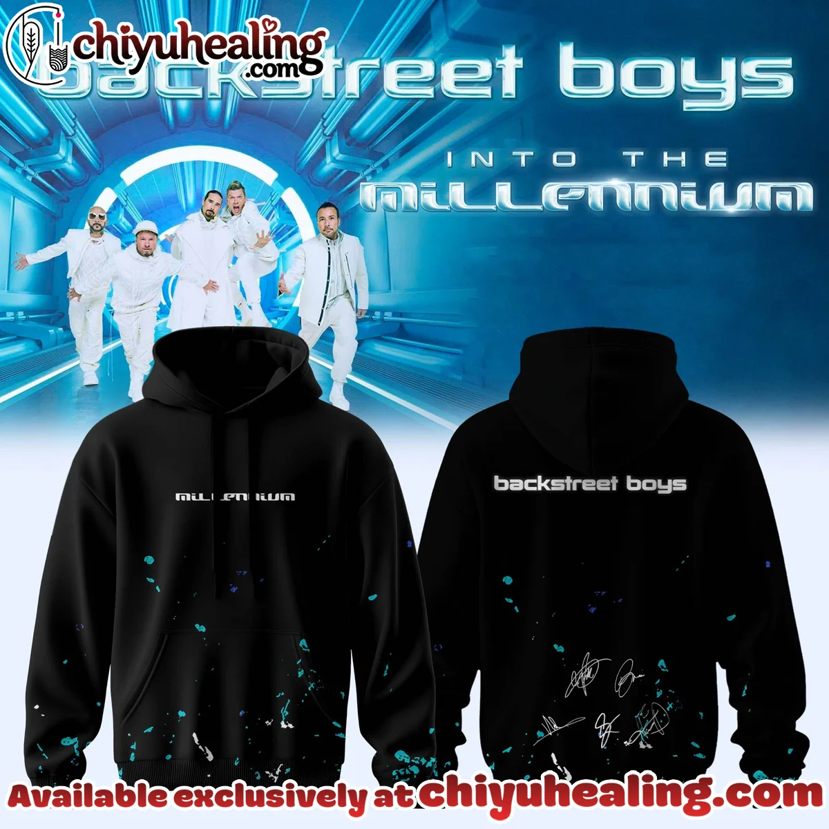 Backstreet Boys Into The Millennium Signature Shirt & Hoodie - Part 7