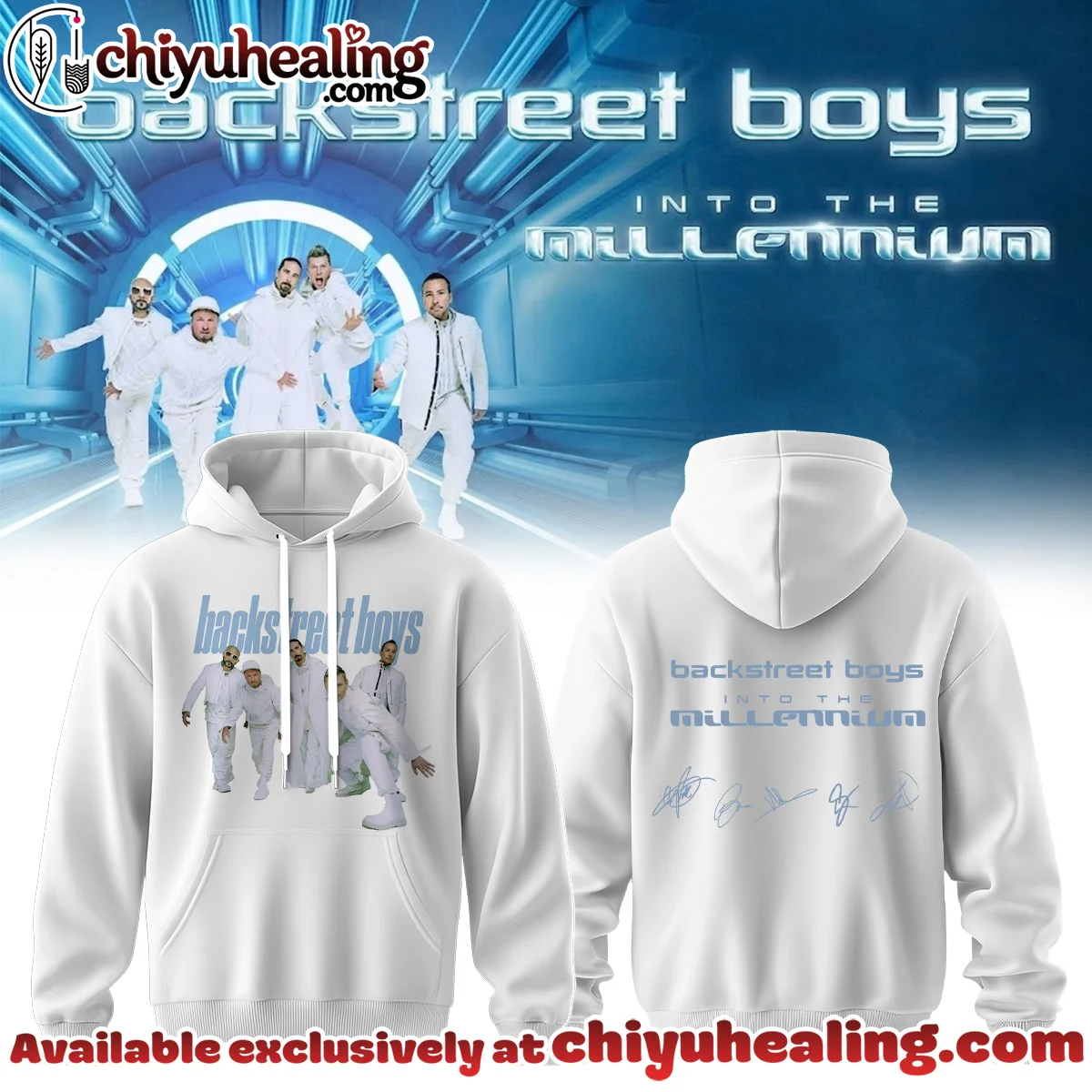Backstreet Boys Into The Millennium Signature T-Shirt & Hoodie [Batch 37]