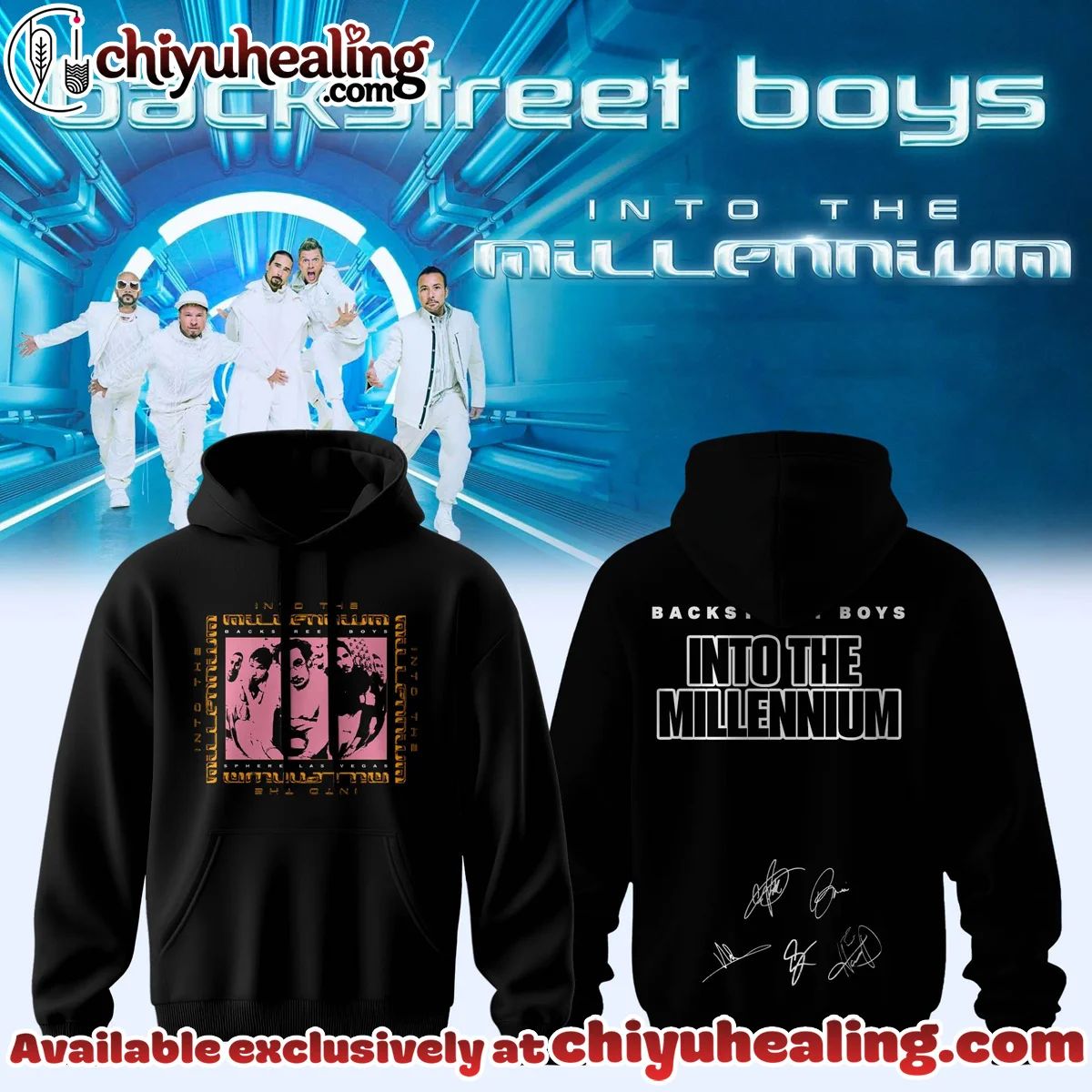 Backstreet Boys Into The Millennium Signature T-Shirt & Hoodie [Drop 21]