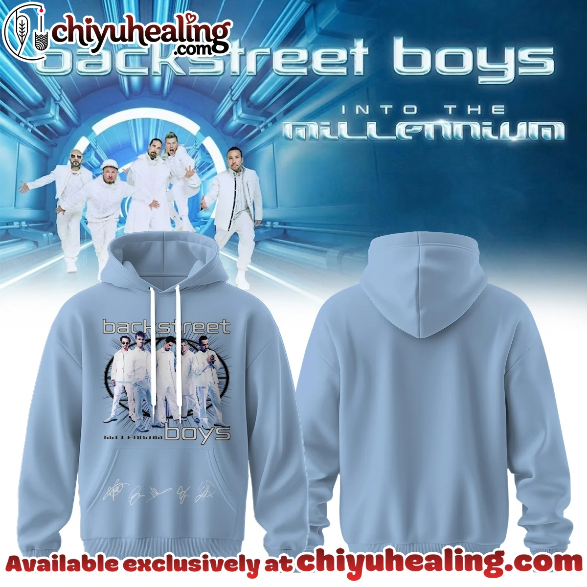 Backstreet Boys Into The Millennium Signature T-Shirt & Hoodie (Release 8)