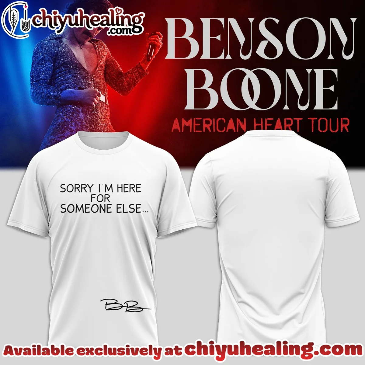 Benson Boone American Heart Tour Shirt & Hoodie [Batch 10]