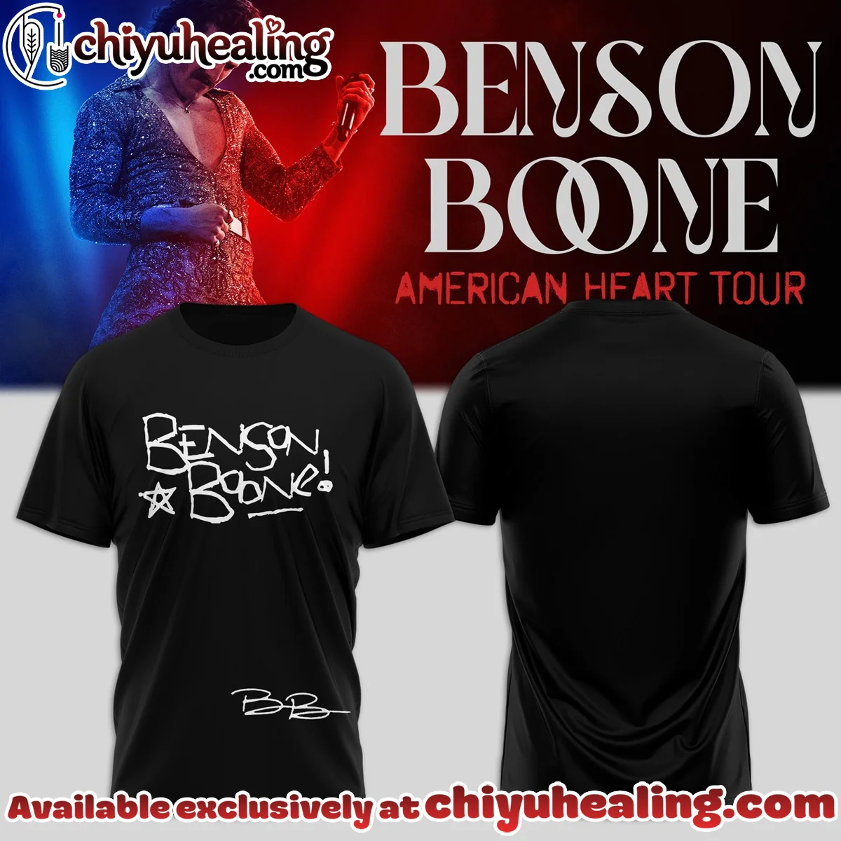 Benson Boone American Heart Tour Shirt & Hoodie [Drop 12]