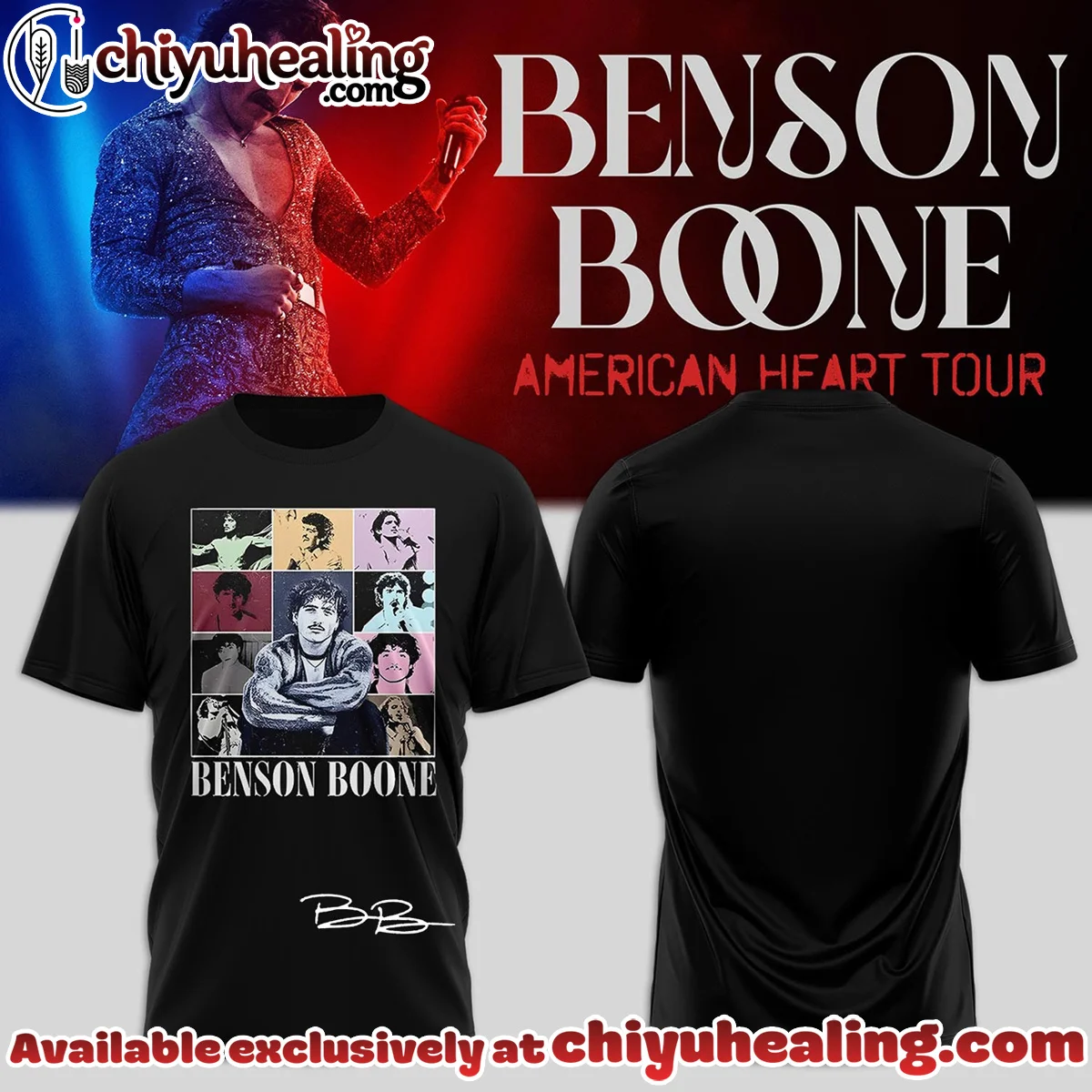 Benson Boone American Heart Tour Shirt & Hoodie - Series 1