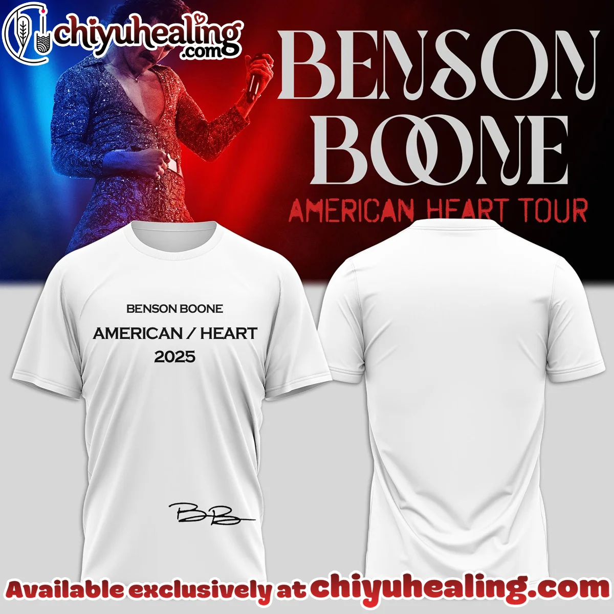 Benson Boone American Heart Tour T-Shirt & Hoodie [Drop 4]