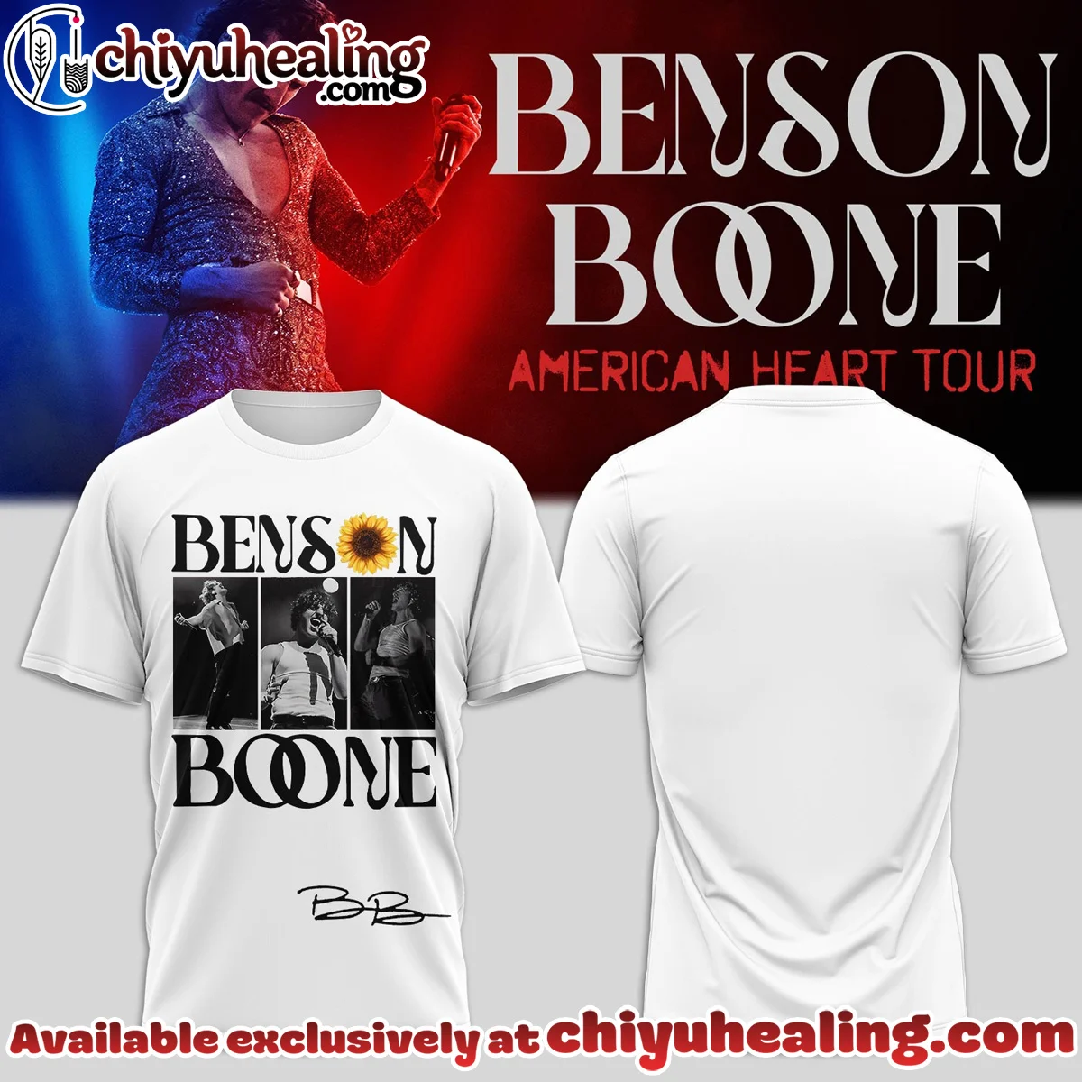 Benson Boone American Heart Tour T-Shirt & Hoodie - Part 13