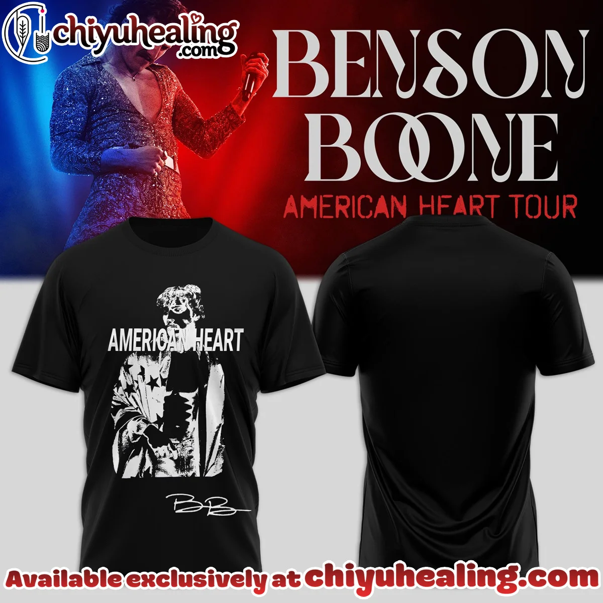 Benson Boone American Heart Tour T-Shirt & Hoodie - Part 6