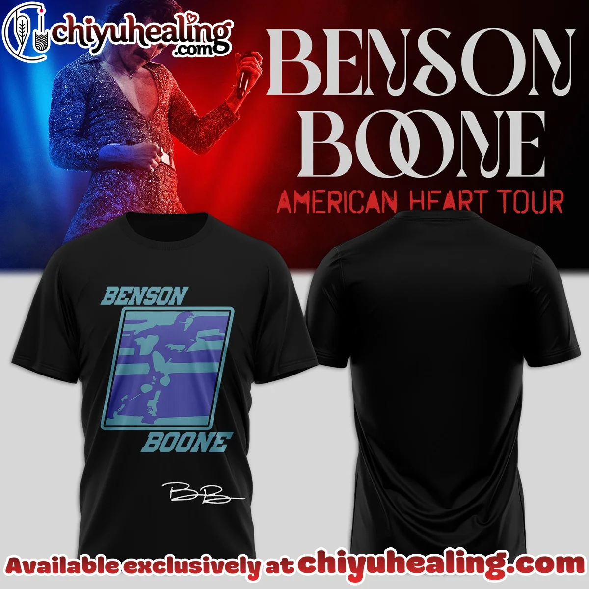 Benson Boone American Heart Tour T-Shirt & Hoodie - Variant 2