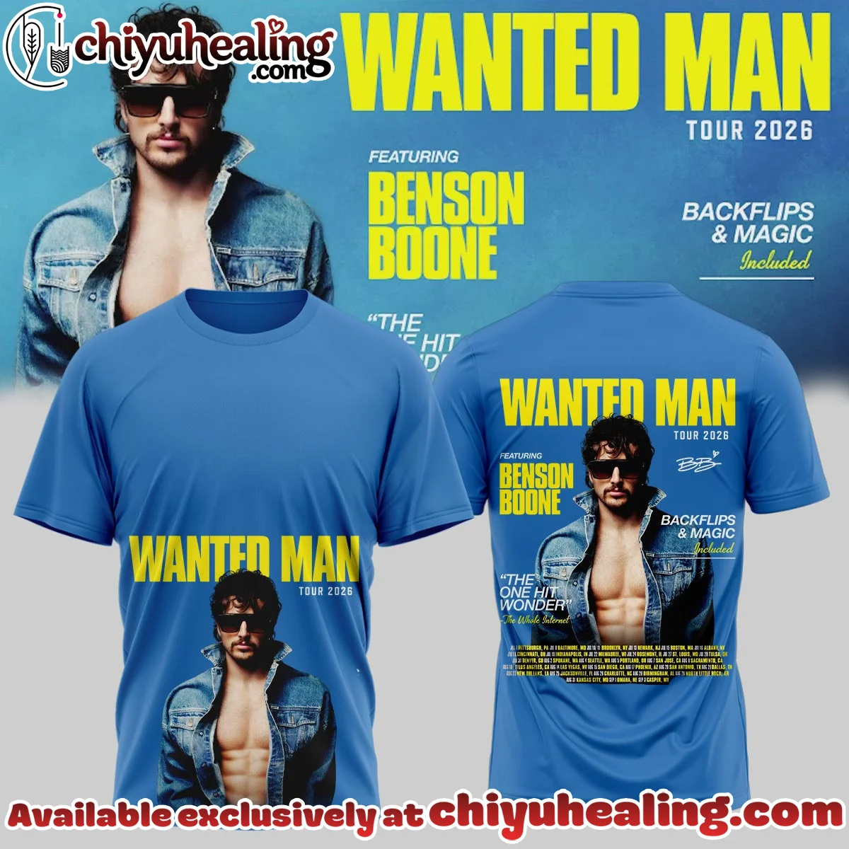 Benson Boone Wanted Man Shirt & Hoodie [Batch 23]