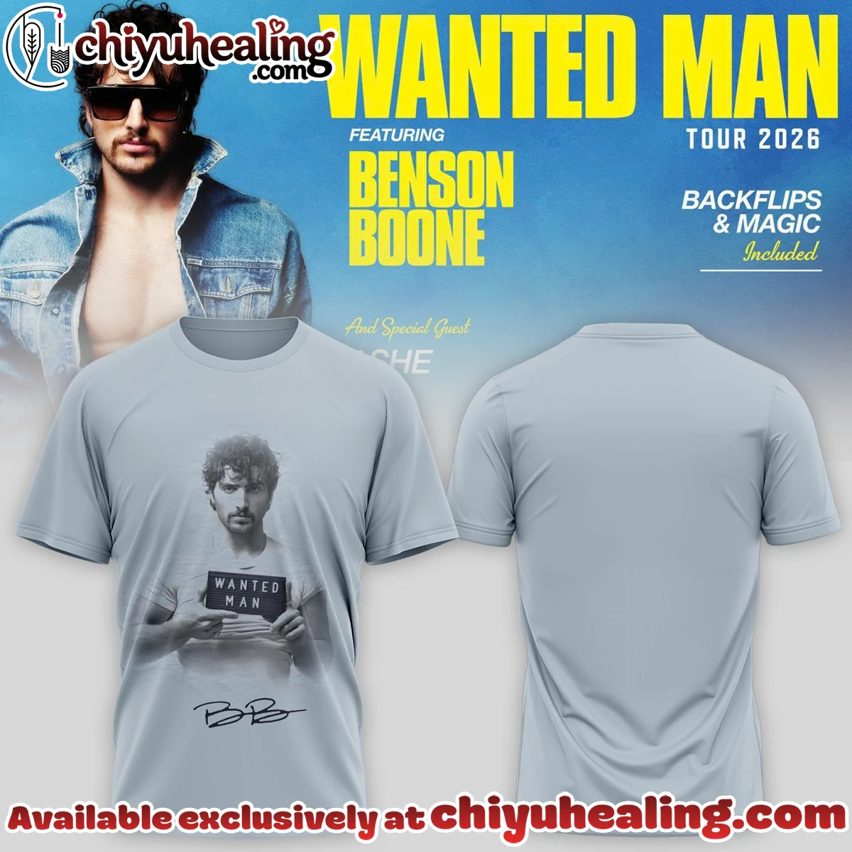 Benson Boone Wanted Man Shirt & Hoodie (Release 21)