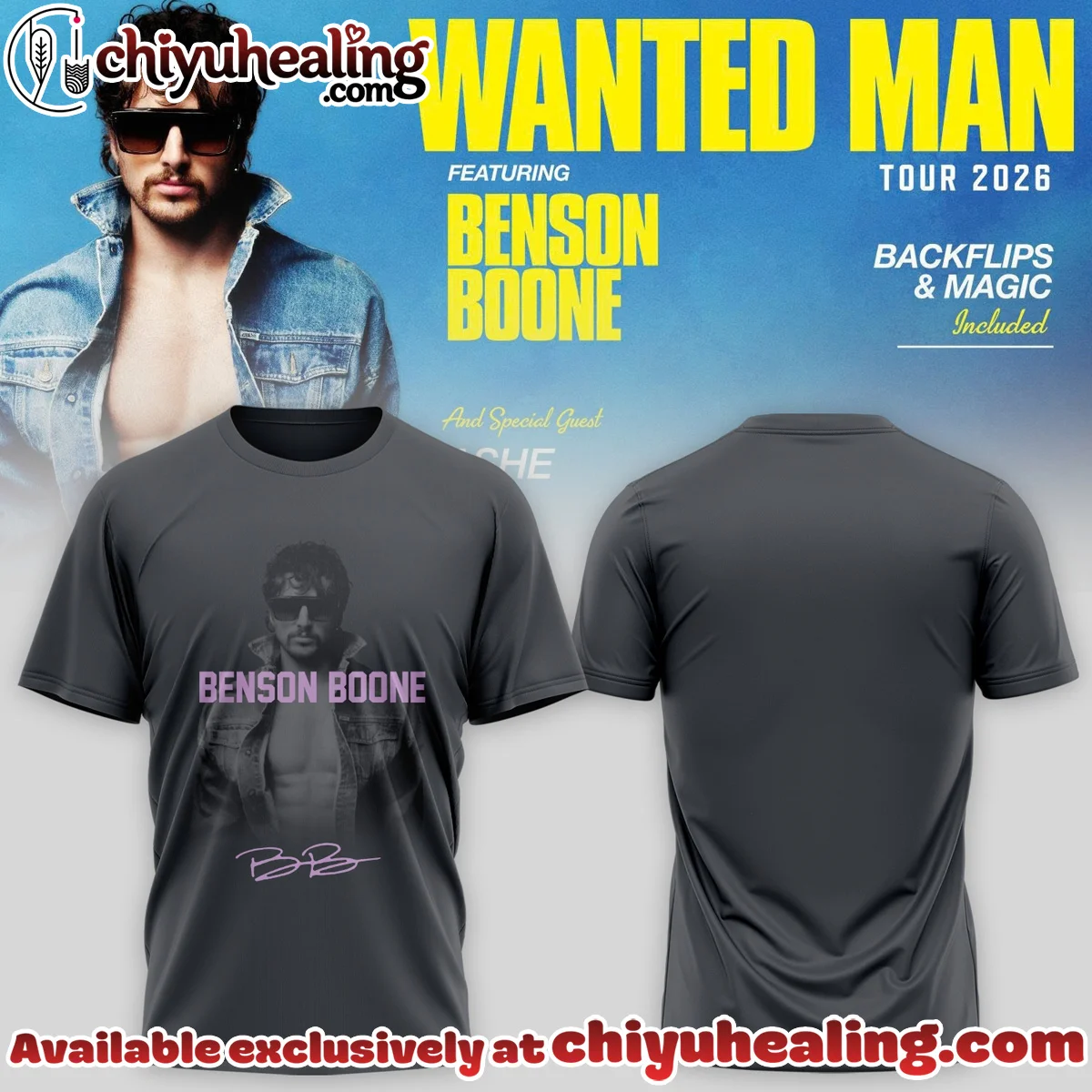 Benson Boone Wanted Man Shirt & Hoodie - Variant 3