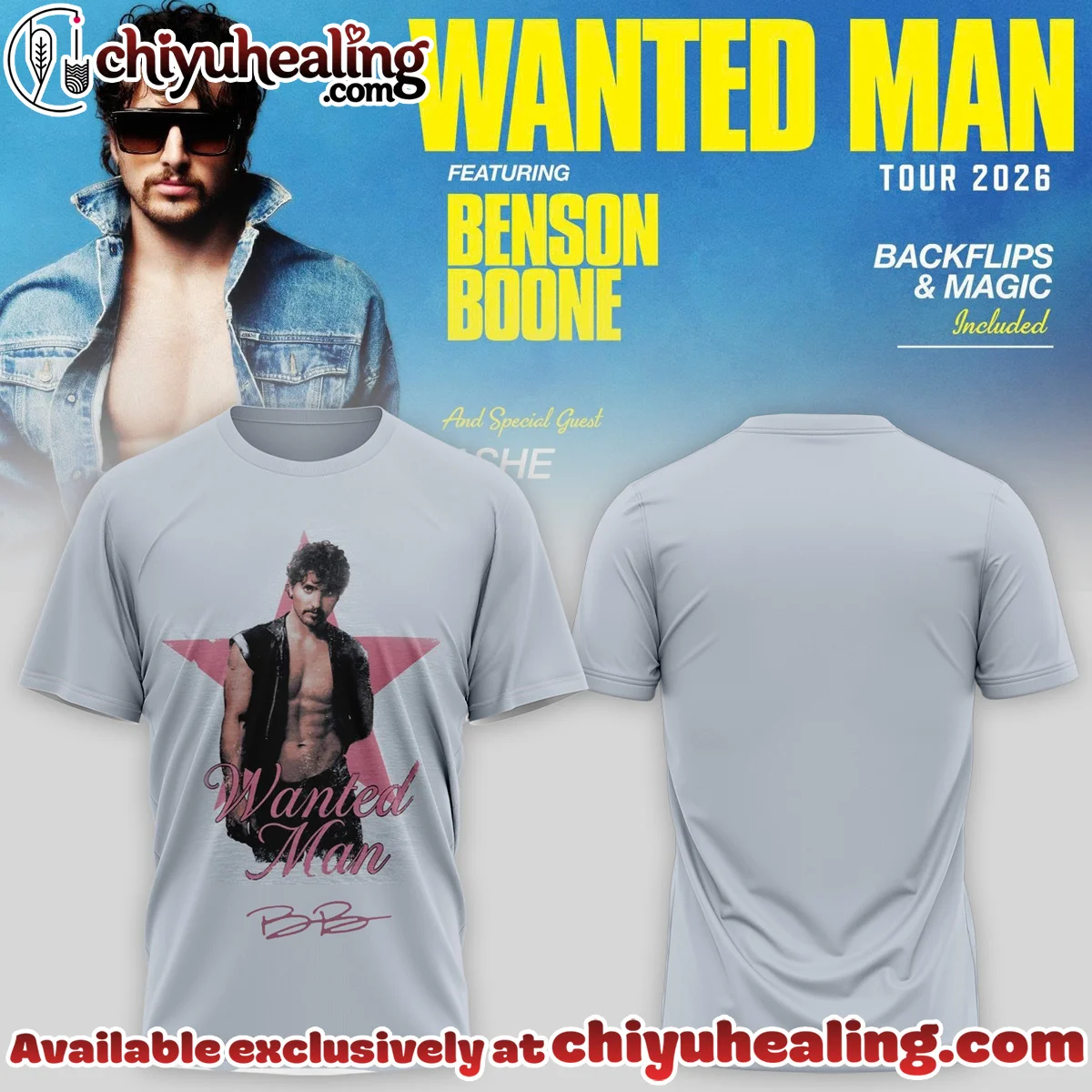 Benson Boone Wanted Man T-Shirt & Hoodie [Drop 12]
