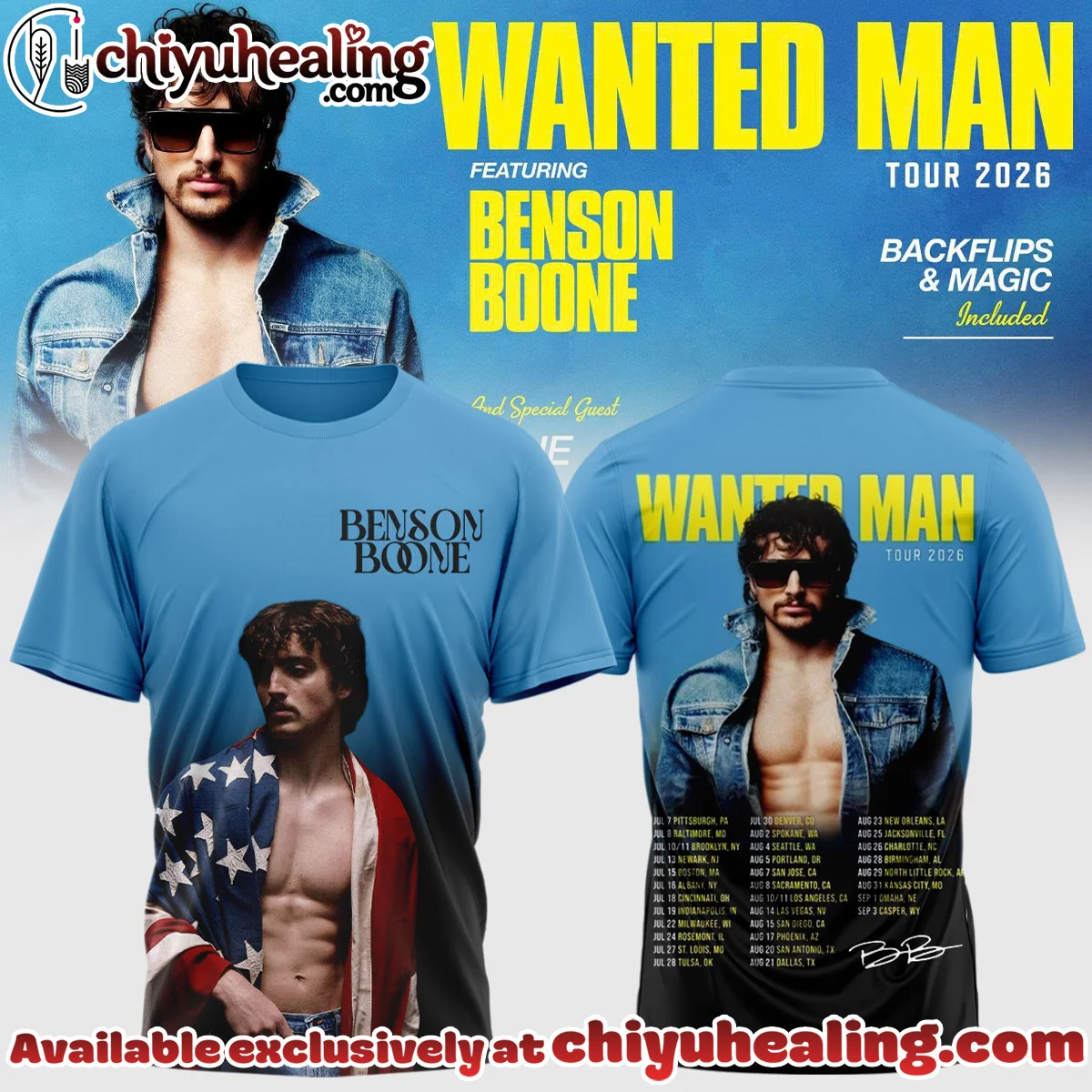 Benson Boone Wanted Man T-Shirt & Hoodie - Part 32