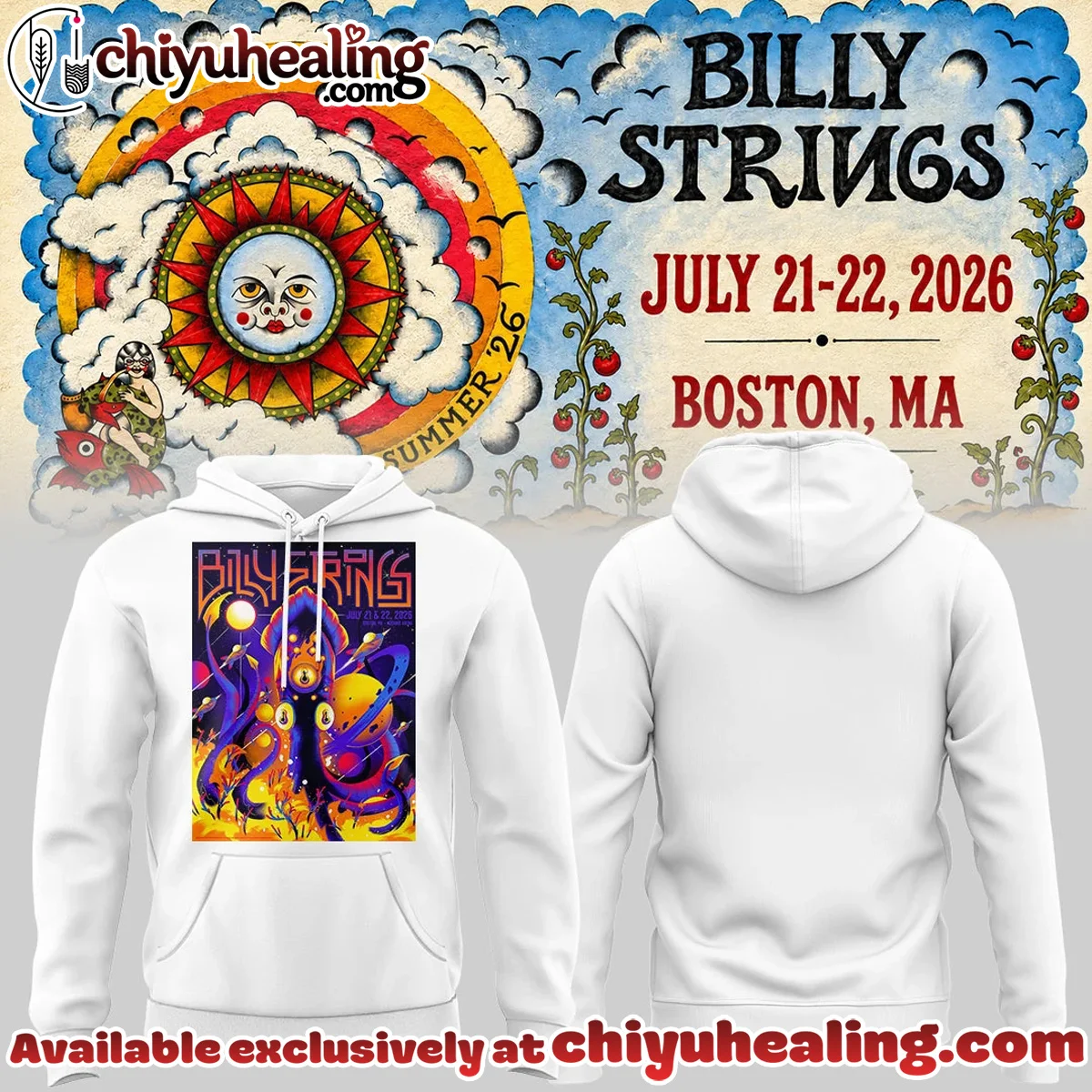 Billy Strings Shirt & Hoodie [Drop 19]