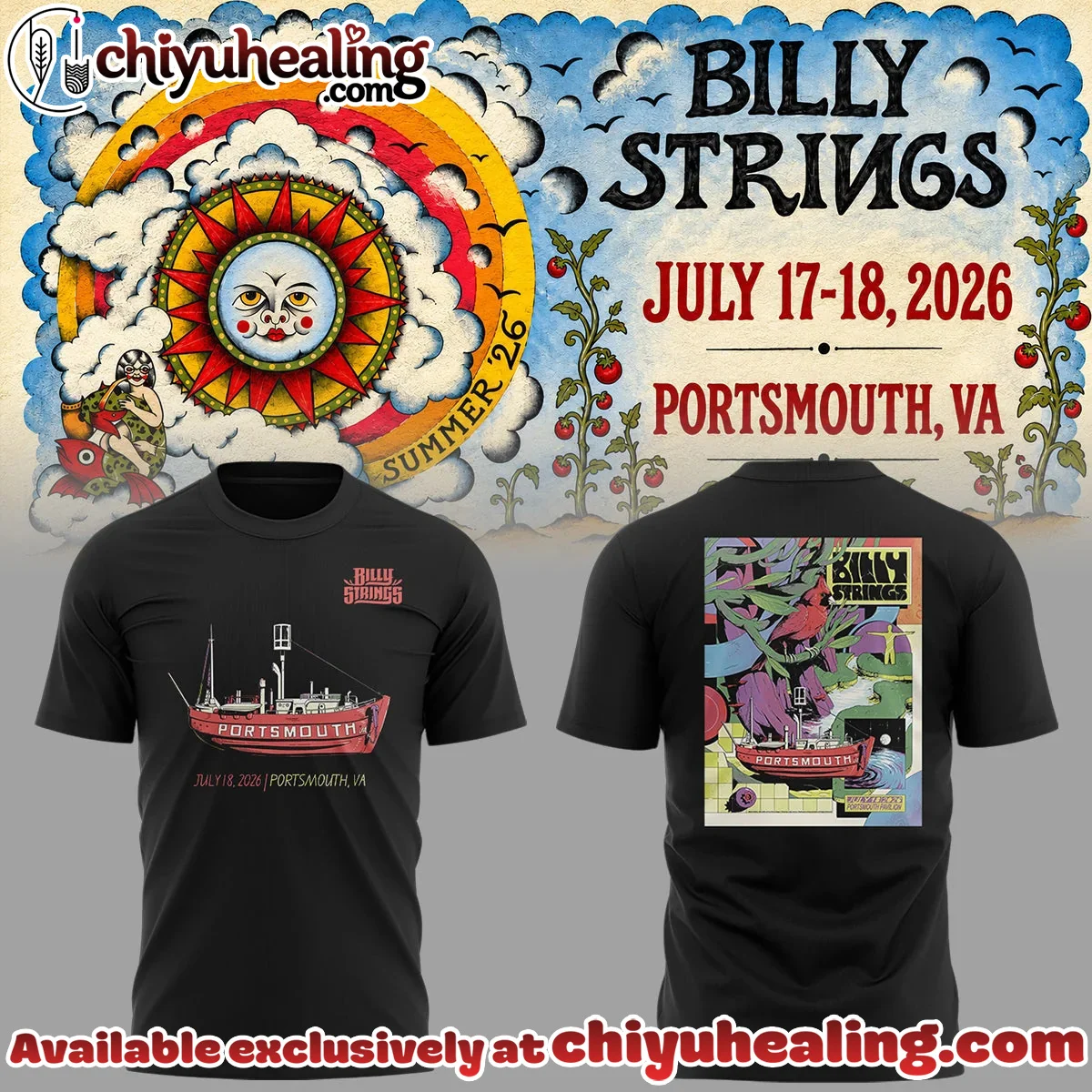 Billy Strings Shirt & Hoodie [Drop 7]
