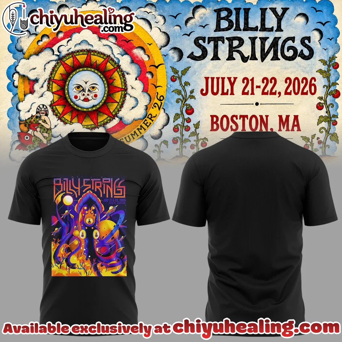 Billy Strings Shirt & Hoodie - Variant 6