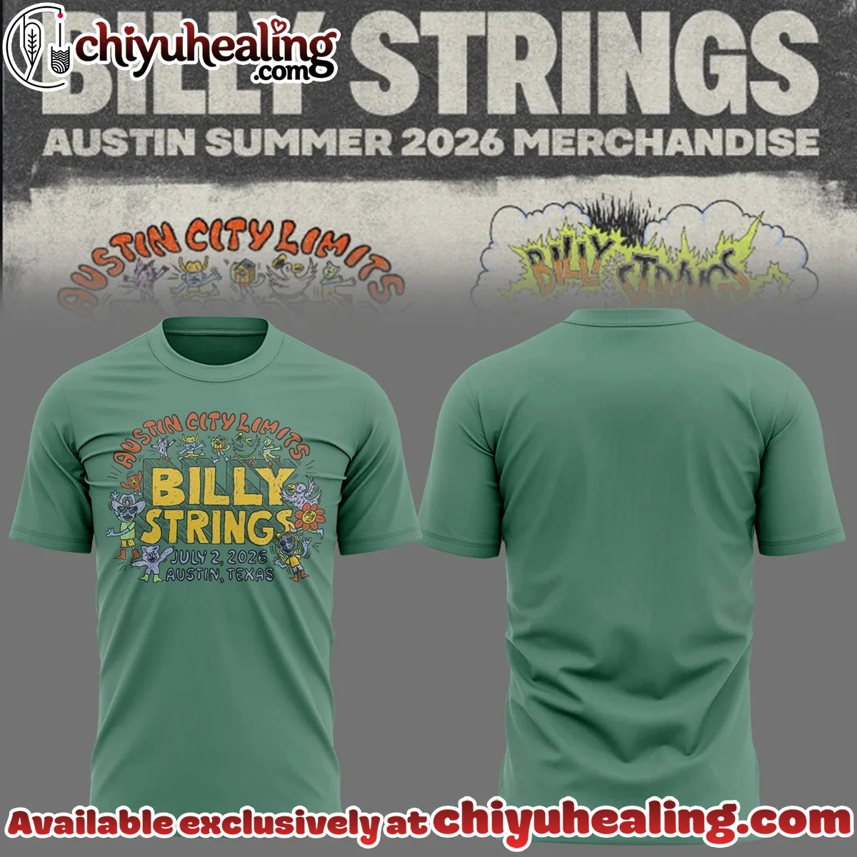 Billy Strings T-Shirt & Hoodie (Design 13)