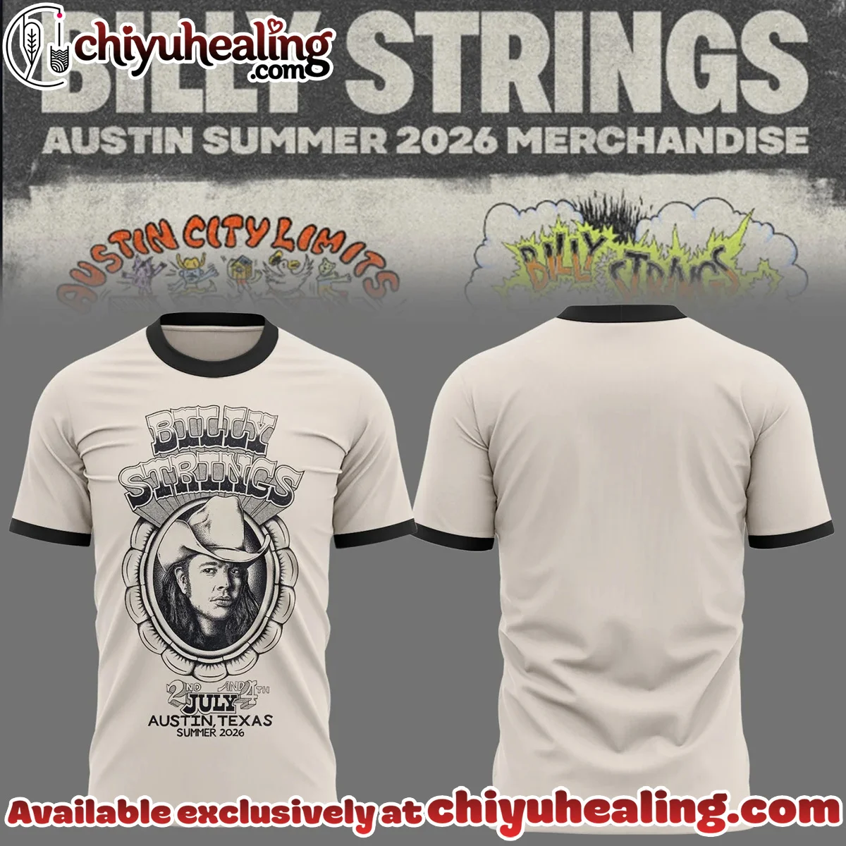 Billy Strings T-Shirt & Hoodie (Style 14)