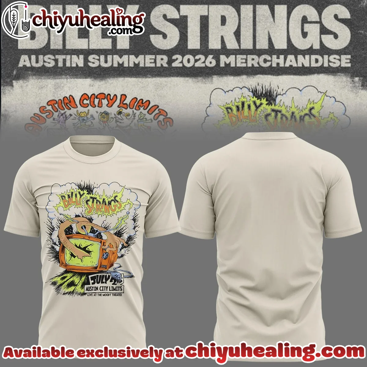 Billy Strings T-Shirt & Hoodie (Style 4)