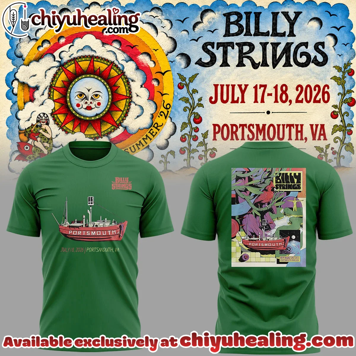 Billy Strings Tour T-Shirt & Hoodie
