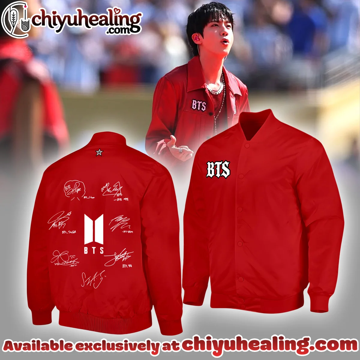 BTS FIFA World Cup Bomber Jacket (Design 2)