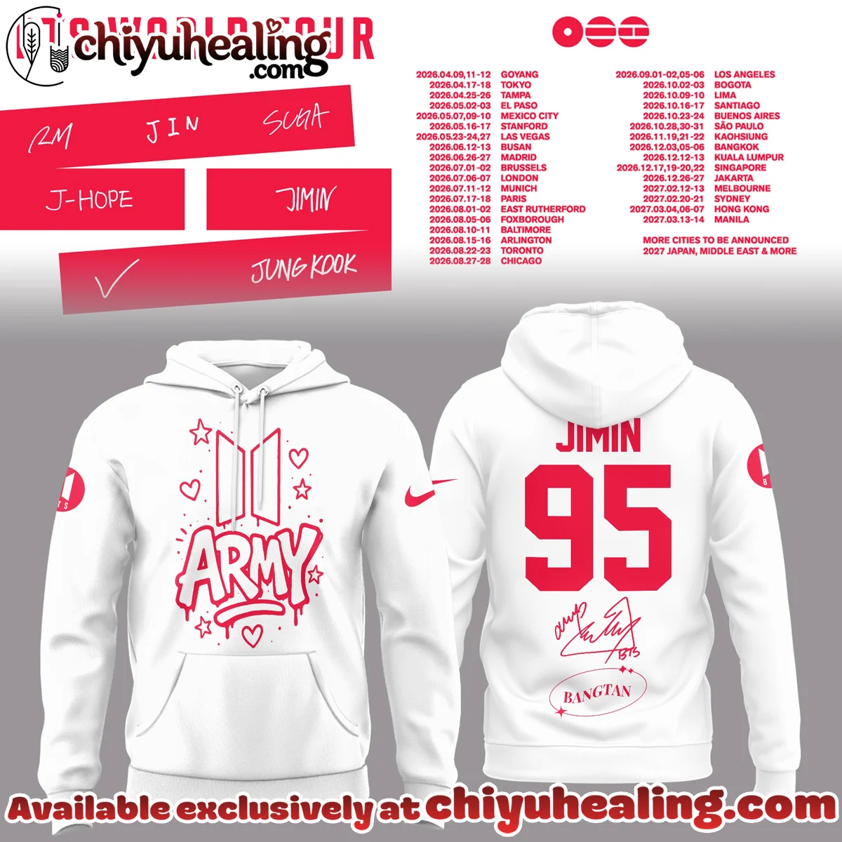 BTS Jimin Shirt & Hoodie