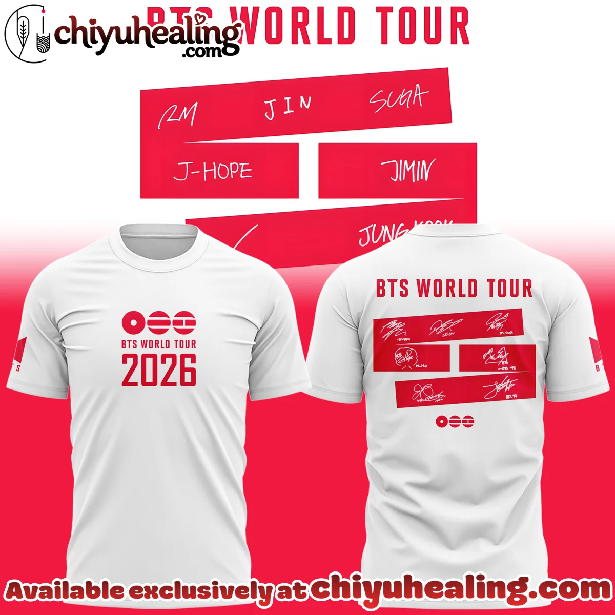 BTS World Tour T-Shirt & Hoodie (Design 1)