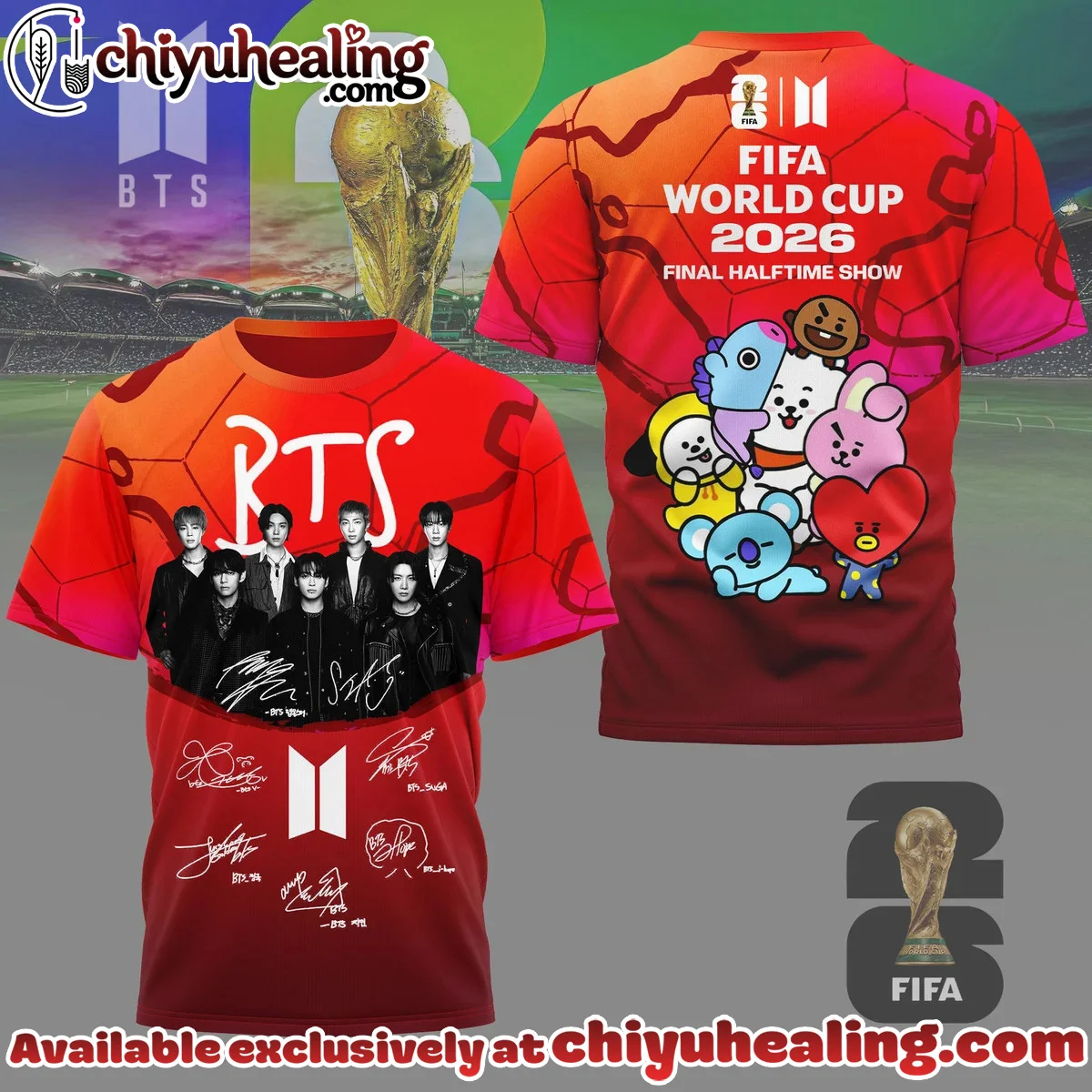 BTS x World Cup Shirt & Hoodie (Style 1)