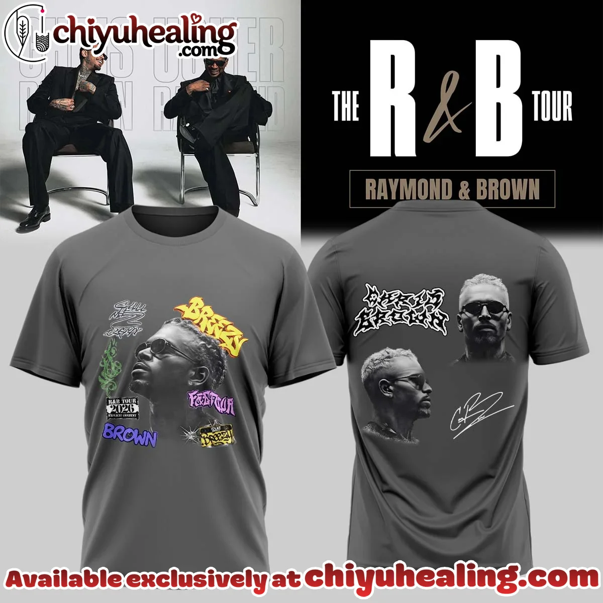 Chris Brown R&B Tour Signed T-Shirt & Hoodie - Variant 5
