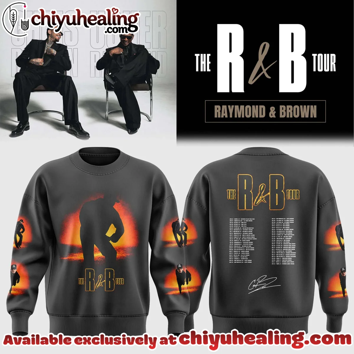 Chris Brown R&B Tour Signed T-Shirt & Hoodie - Variant 9